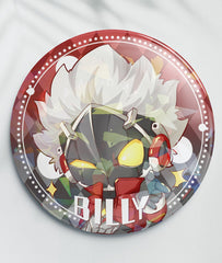 Zenless Zone Zero Billy Kid Chibi Keychain and Badge