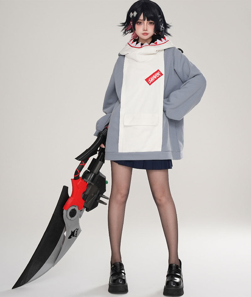 Sharkboo Bangboo Cosplay Hoodie