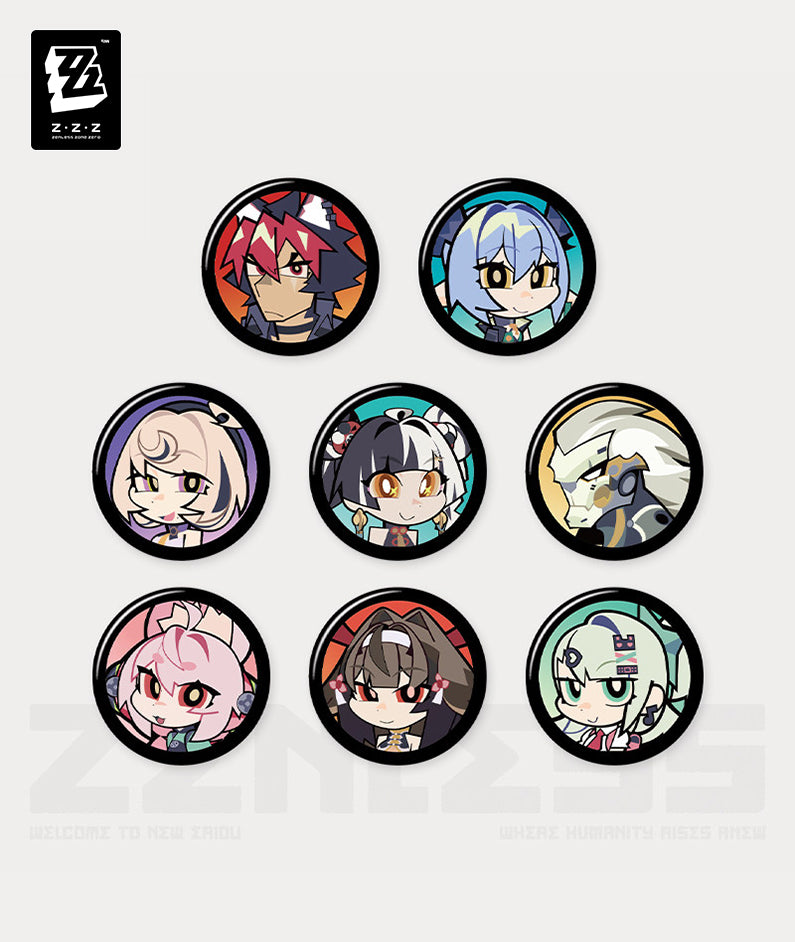 Zenless Zone Zero Agent Avatar Mini Badge Blind Box Vol. 6