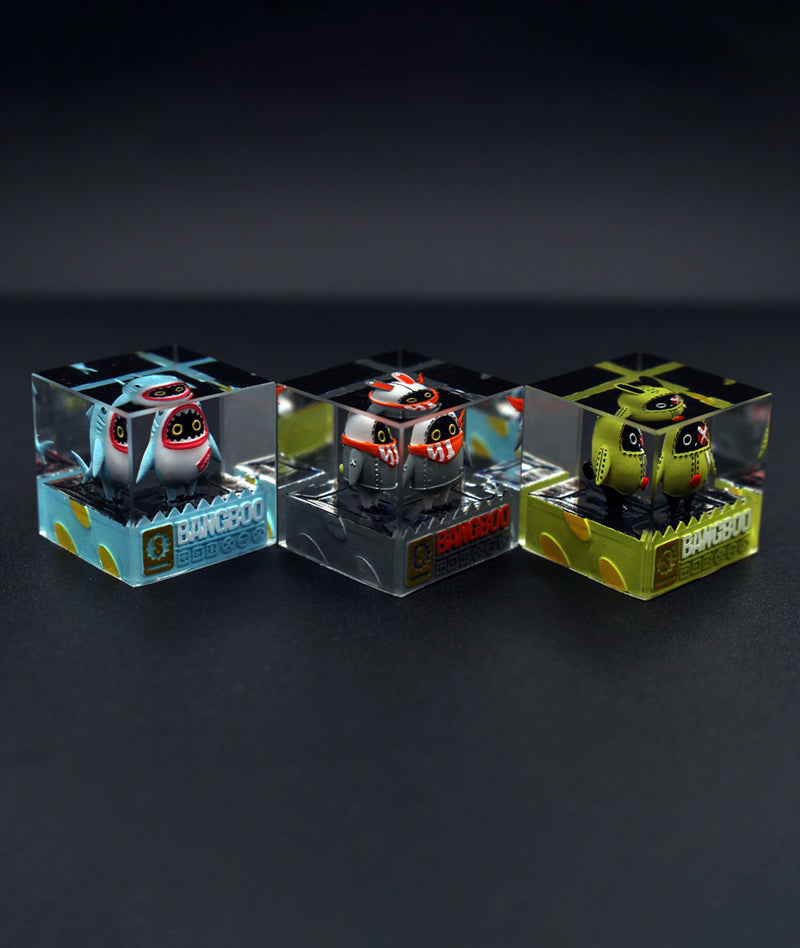 ZZZ Bangboo Artisan Keycaps - Eous, Sharkboo, Amillion