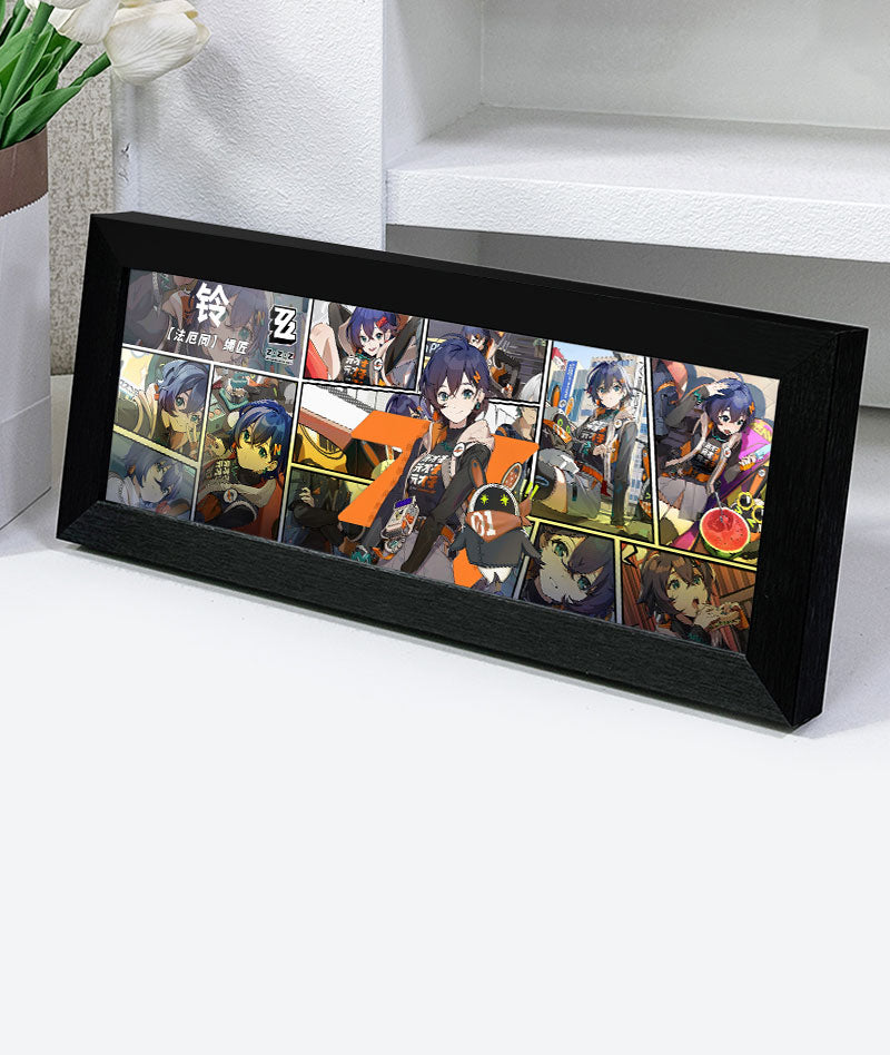 Character Photo Frame ZZZ Character Art Photo Frame Ornament for Desktop – 141Store