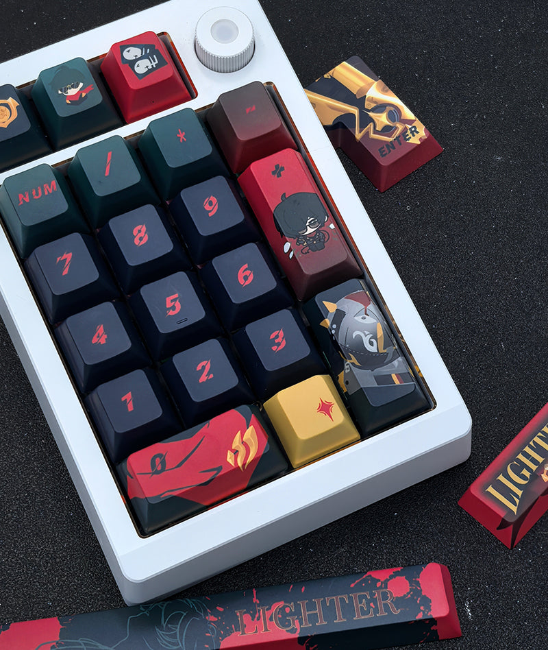 Zenless Zone Zero Lighter Keycaps for Mechanical Keyboards