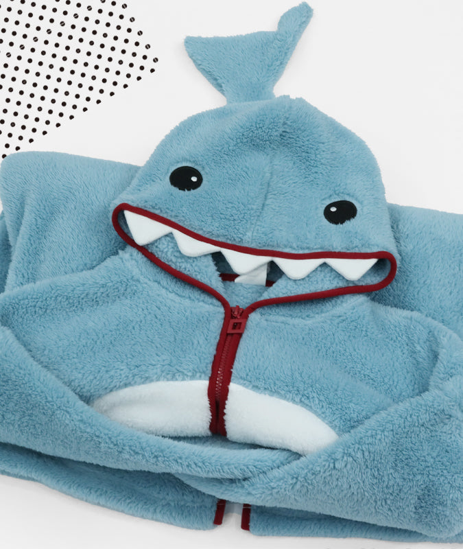 Zenless Zone Zero Sharkboo Bangboo Fleece Pajamas
